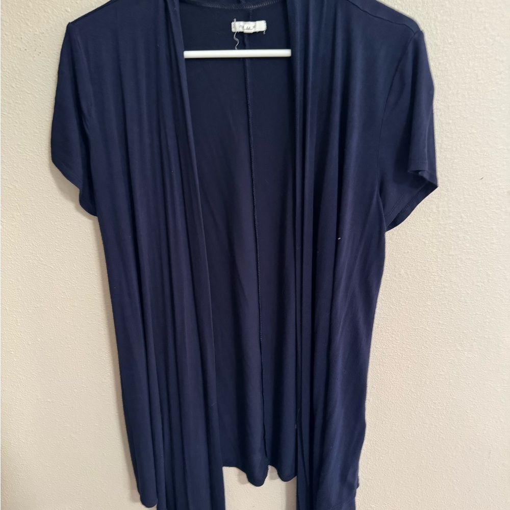 Maurices Blue Relaxed Short Sleeve Tunic